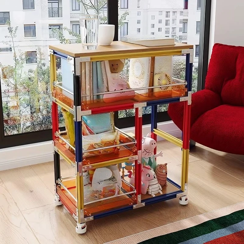 Aluminum profile tea cabinet acrylic storage rack sofa side cabinet
Aluminum profile tea cabinet acrylic storage rack sofa side cabinet