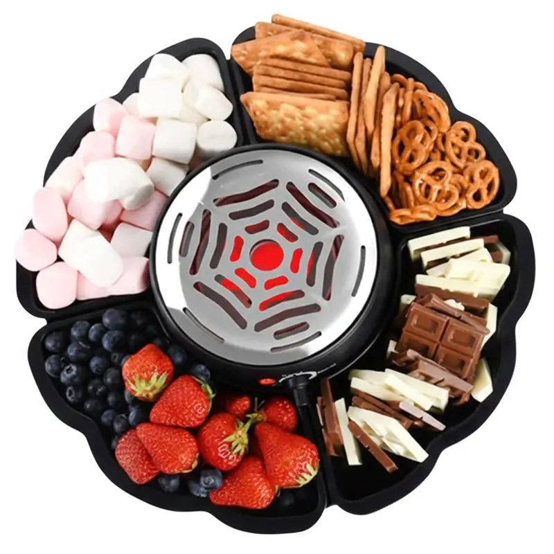 ABBO-Flameless Fondue Set 4 Roasting Forks Electric Marshmallow Roaster Heated Bowl 2 In 1 Home US Plug Movie Night Supplies
ABBO-Flameless Fondue Set 4 Roasting Forks Electric Marshmallow Roaster Heated Bowl 2 In 1 Home US Plug Movie Night Supplies