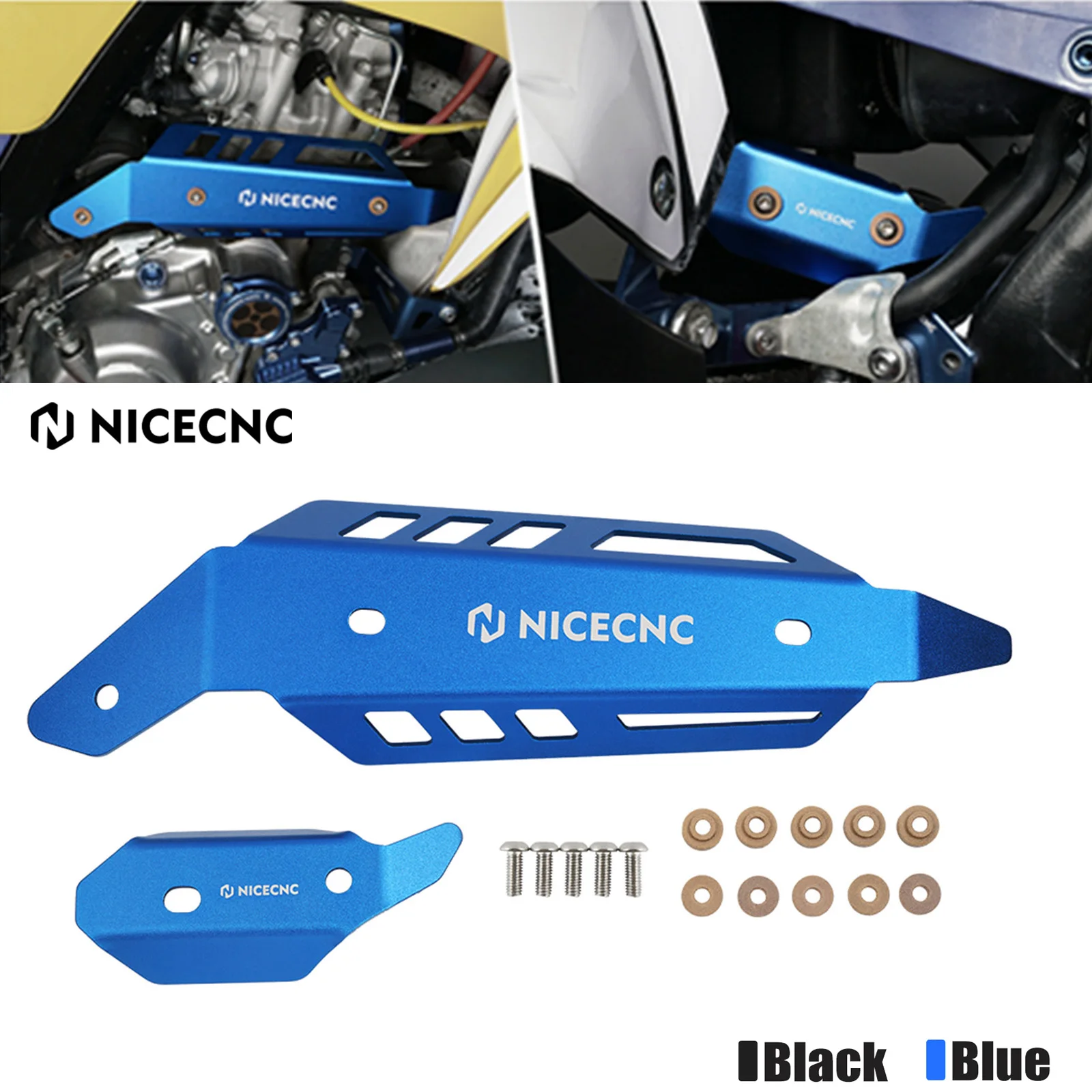 NICECN For Yamaha Raptor 700 2015-2026 ATV Mid Pipe Heat Shield Raptor 700R SE Replaces 2LS-E4611-00-00 Prevent Heat of Your Leg
NICECN For Yamaha Raptor 700 2015-2026 ATV Mid Pipe Heat Shield Raptor 700R SE Replaces 2LS-E4611-00-00 Prevent Heat of Your Leg
