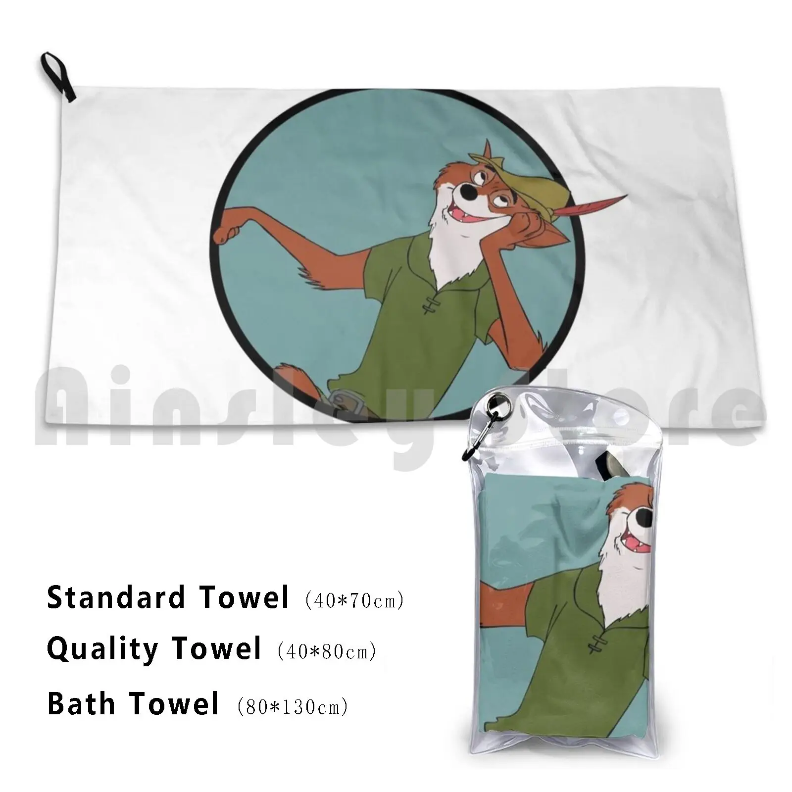 Robin Hood Beach Towel Quick Dry Quality Towel Robin Hood Cartoon Fox Foxy Nostalgia Green Merry Forest Movie 
Robin Hood Beach Towel Quick Dry Quality Towel Robin Hood Cartoon Fox Foxy Nostalgia Green Merry Forest Movie