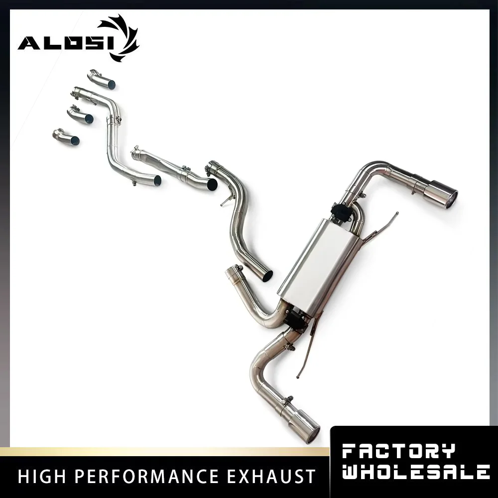 Cat back exhaust system for BMW 225I F22 F23 2-Door 2.0T B48 2020-2022 high-performance smart valve exhaust system
Cat back exhaust system for BMW 225I F22 F23 2-Door 2.0T B48 2020-2022 high-performance smart valve exhaust system