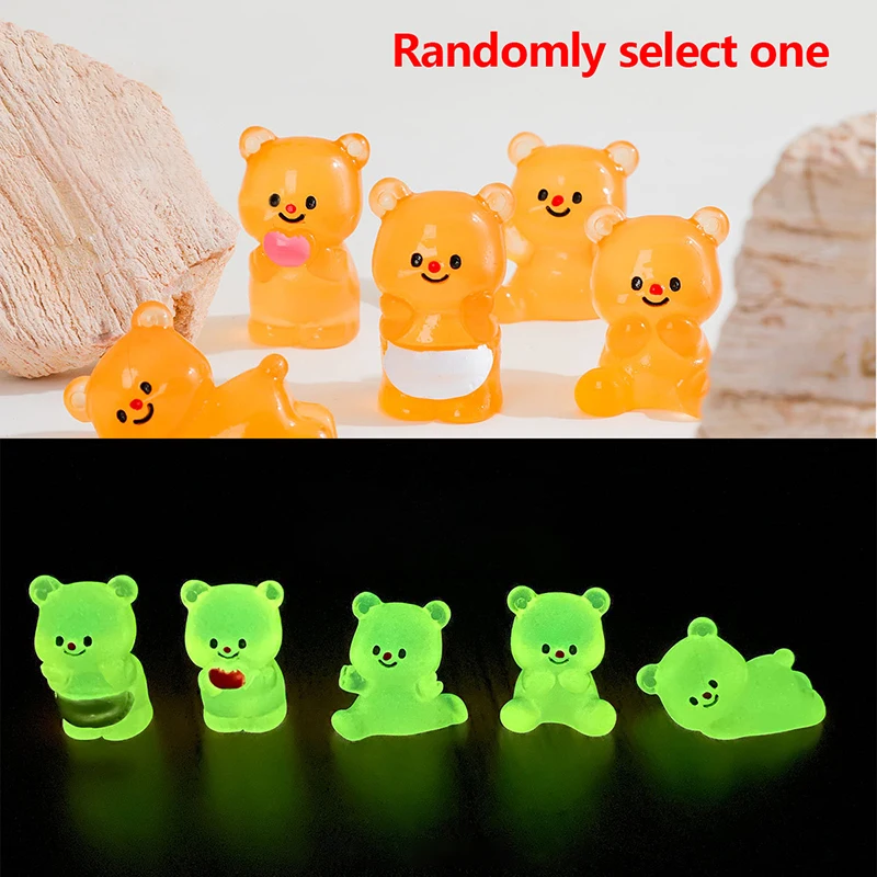 1PC DIY Hair Accessories Cartoon Luminous Cream Bear Resin Handmade Ornaments For Phone Decoration Jewelry Making
1PC DIY Hair Accessories Cartoon Luminous Cream Bear Resin Handmade Ornaments For Phone Decoration Jewelry Making