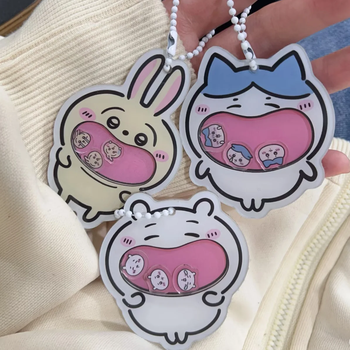 jiyi Wow Rattle Pendant Keychain Acrylic Hanging Decor Cute in Stock Gift Nagano Hachiwera Usagi Chii
jiyi Wow Rattle Pendant Keychain Acrylic Hanging Decor Cute in Stock Gift Nagano Hachiwera Usagi Chii