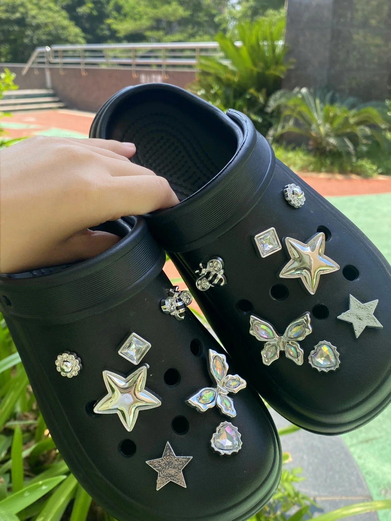 20, серебряные модные съемные аксессуары для обуви «сделай сам», бабочка, звезда, сердце и пчела, многофункциональные аксессуары для обуви, костюм
20, серебряные модные съемные аксессуары для обуви «сделай сам», бабочка, звезда, сердце и пчела, многофункциональные аксессуары для обуви, костюм