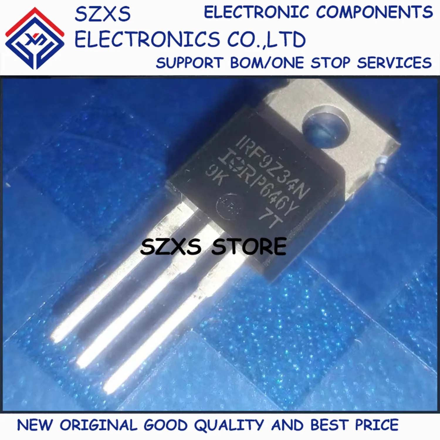 New Original 10Pcs IRF9Z34NPBF IRF9Z34N TO-220 55V 19A MOSFET Field Effect Transistor In Stock Electronic Component Good Quality
New Original 10Pcs IRF9Z34NPBF IRF9Z34N TO-220 55V 19A MOSFET Field Effect Transistor In Stock Electronic Component Good Quality