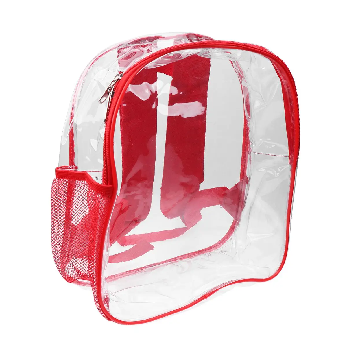 Transparent PVC Backpack Schoolbag Fashion Bag Kids Zipper Open Close Portable Lightweight Storage Mesh Pockets Adjustable Strap
Transparent PVC Backpack Schoolbag Fashion Bag Kids Zipper Open Close Portable Lightweight Storage Mesh Pockets Adjustable Strap