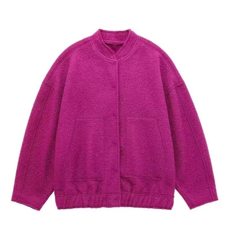 Autumn 2023 Women's Versatile Loose Pilot Jaet with ket Decorations All-Match Sle ort Coat Stand Collar Regular Thic...
Autumn 2023 Women's Versatile Loose Pilot Jaet with ket Decorations All-Match Sle ort Coat Stand Collar Regular Thic...
