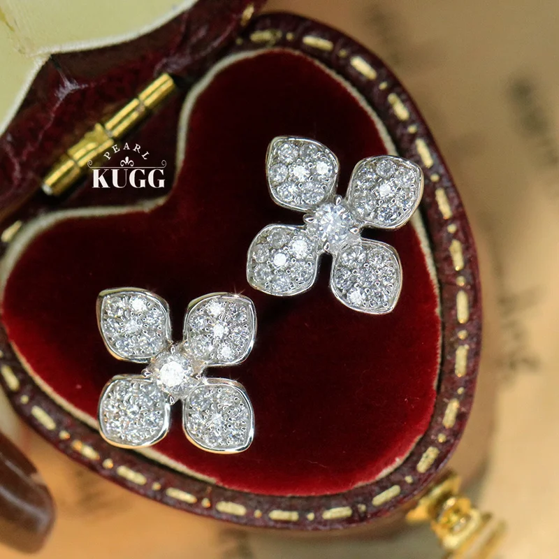 KUGG серьги из 100% белого золота 18 карат, женские серьги-гвоздики со настоящим натуральным бриллиантом 0,60 карата, роскошный элегантный дизайн, ювелирные изделия для вечеринок
KUGG серьги из 100% белого золота 18 карат, женские серьги-гвоздики со настоящим натуральным бриллиантом 0,60 карата, роскошный элегантный дизайн, ювелирные изделия для вечеринок