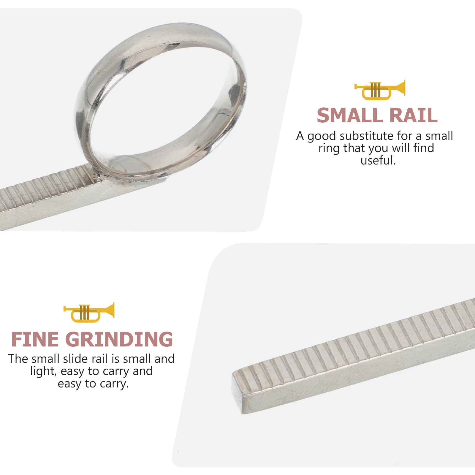 Slide Small Slip Ring Slides Finger for B Flat Trumpet Slideshow Metal Musical Instrument Part
Slide Small Slip Ring Slides Finger for B Flat Trumpet Slideshow Metal Musical Instrument Part