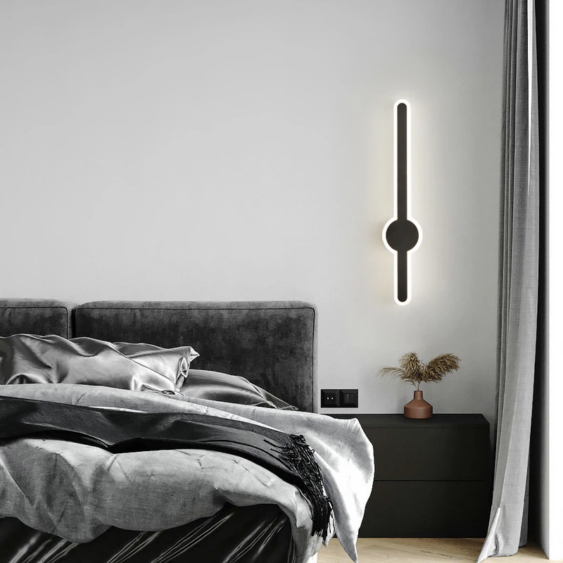 Nordic Luxury Style 3 Color Wwitch Copper Long LED Wall Light 62 82 102CM 220V 110V For Lndoor Bedside Living Room Decorate
Nordic Luxury Style 3 Color Wwitch Copper Long LED Wall Light 62 82 102CM 220V 110V For Lndoor Bedside Living Room Decorate