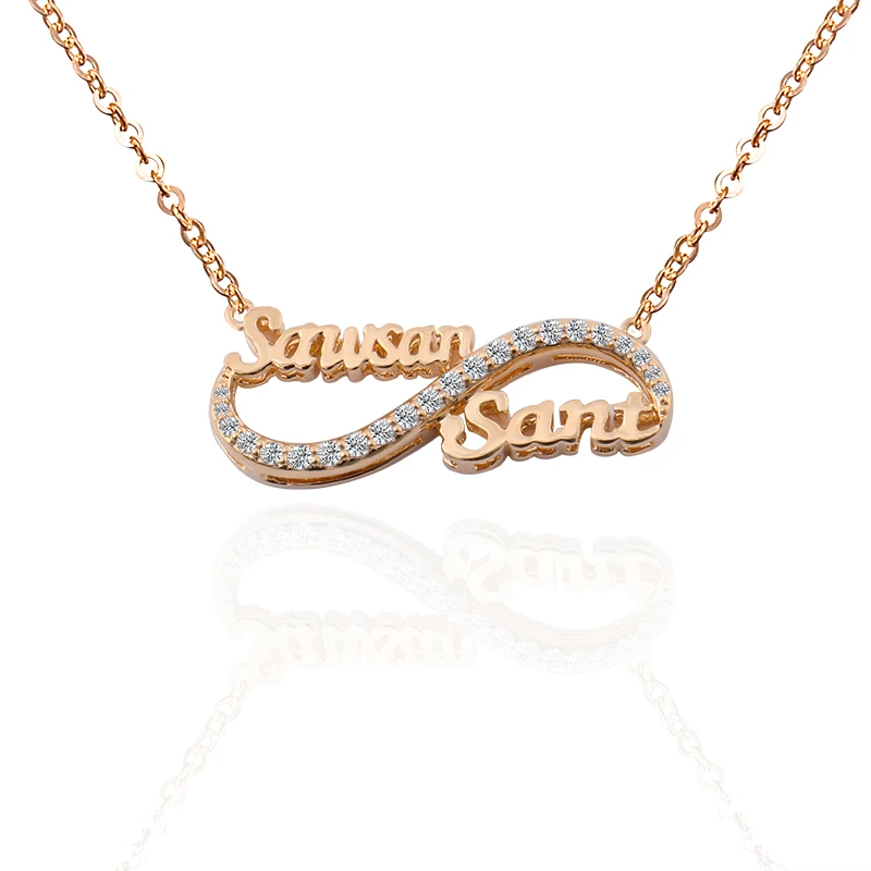 Provence 0.169ct T.W. Round Moissanite Diamond Solid 18K Yellow Gold Custom Name Pendant with GRA Certified Individuation Gift
Provence 0.169ct T.W. Round Moissanite Diamond Solid 18K Yellow Gold Custom Name Pendant with GRA Certified Individuation Gift
