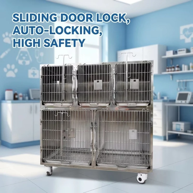 Veterinary Equipment Medical Treatment Cage ICU Oxygen Animal Pet Cat 304 Stainless Steel ICU Oxygen Veterinary Cage
Veterinary Equipment Medical Treatment Cage ICU Oxygen Animal Pet Cat 304 Stainless Steel ICU Oxygen Veterinary Cage