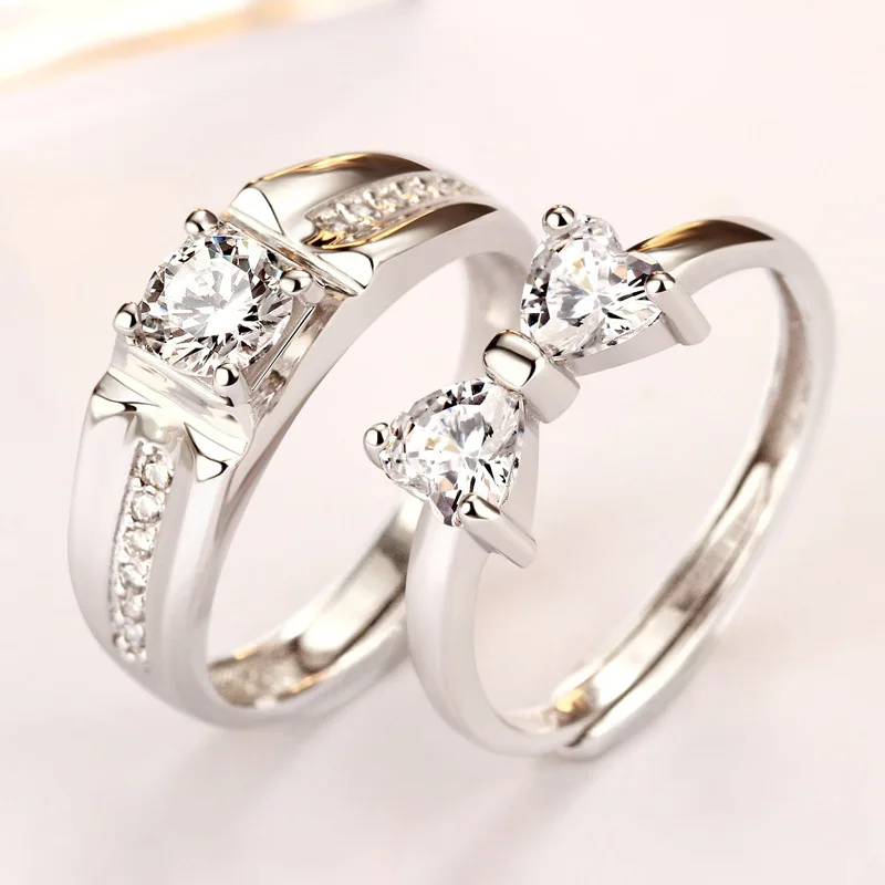 S925 Silver Plated 18K Gold PT950 Platinum Bow Couple Love Ring Eight Hearts and Eight Arrows Gemstone Ring Pair Ring
S925 Silver Plated 18K Gold PT950 Platinum Bow Couple Love Ring Eight Hearts and Eight Arrows Gemstone Ring Pair Ring