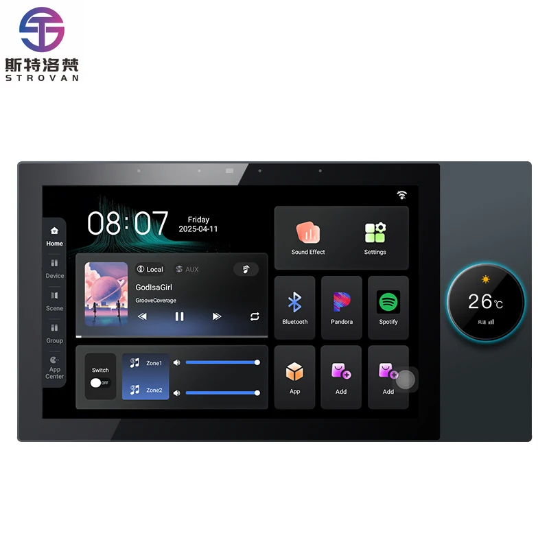 10 Inch Smart Audio System WIFI ZIGBEE Buletooths 4+32G Android11 8x30W Power in Wall Amplifier Device Scene Control Panel
10 Inch Smart Audio System WIFI ZIGBEE Buletooths 4+32G Android11 8x30W Power in Wall Amplifier Device Scene Control Panel