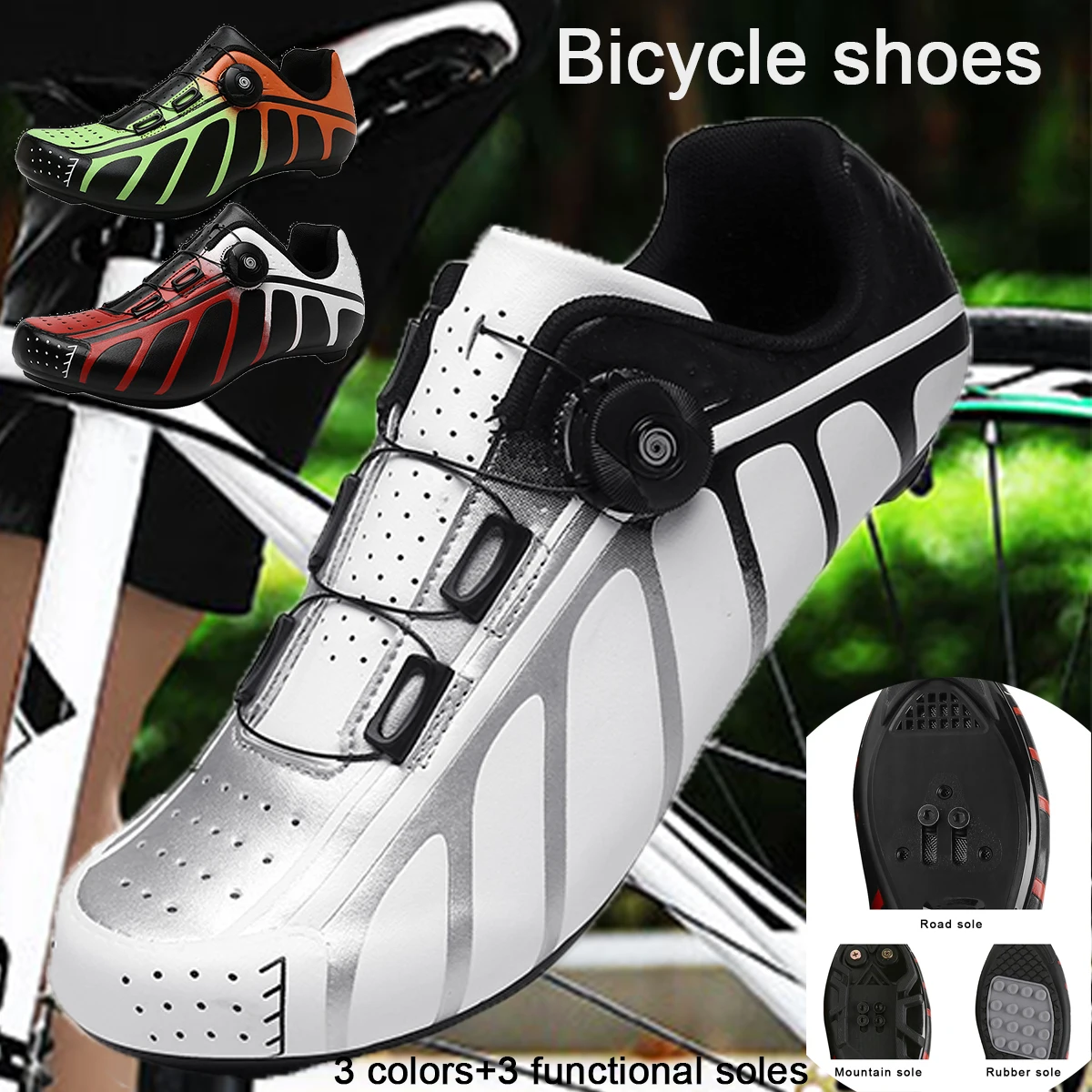 nowe męskie i damskie buty rowerowe, buty rowerowe na świeżym powietrzu, trzyfunkcyjne podeszwy, profesjonalne buty treningowe
nowe męskie i damskie buty rowerowe, buty rowerowe na świeżym powietrzu, trzyfunkcyjne podeszwy, profesjonalne buty treningowe