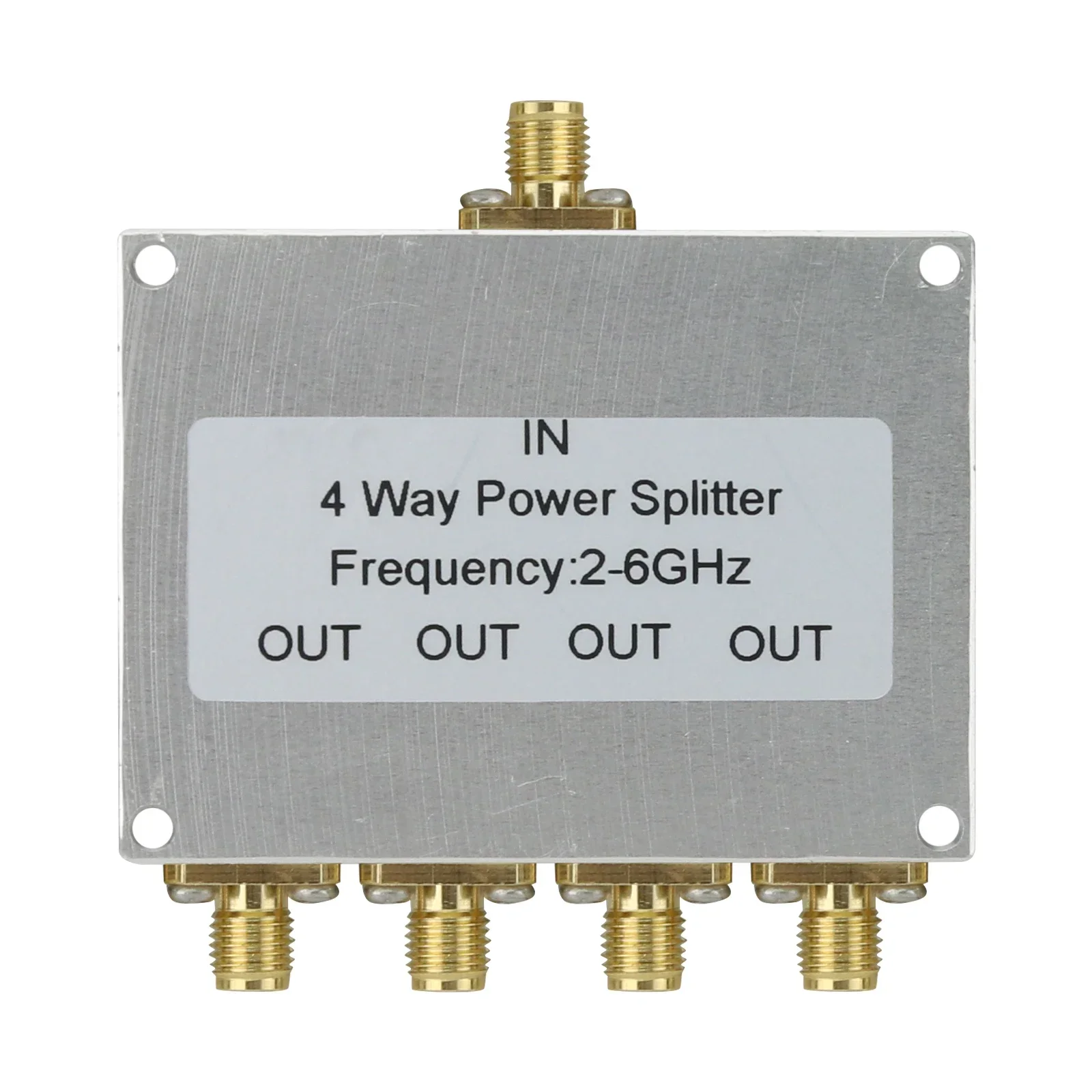 In stock S.PD02-2060-MSFB 2-6GHz 50W 4-Way RF Power Divider SMA Female Coaxial Connectors High Power Splitter for RF Application
In stock S.PD02-2060-MSFB 2-6GHz 50W 4-Way RF Power Divider SMA Female Coaxial Connectors High Power Splitter for RF Application