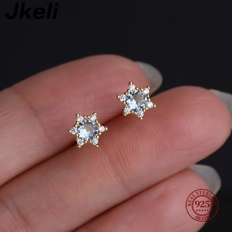 Jkeli Women's Cute Arc Size Star Zircon Pearl Stud Earrings 925 Sterling Silver 14k Gold Plated Simple Temperament Jewelry
Jkeli Women's Cute Arc Size Star Zircon Pearl Stud Earrings 925 Sterling Silver 14k Gold Plated Simple Temperament Jewelry