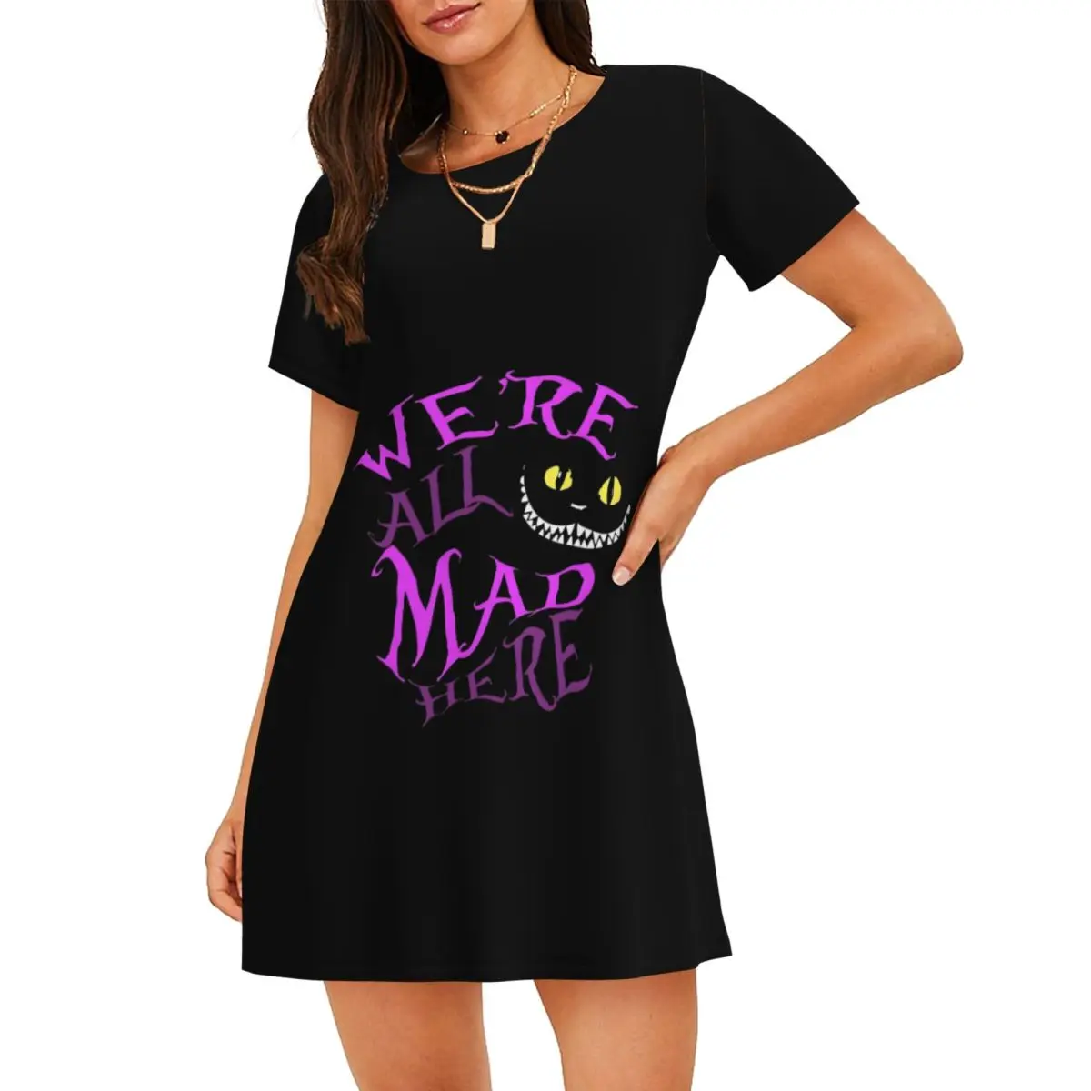 Custom Cheshire Cat Sleepshirts For Sleeping Travels Loose Sleepdress Pajama Mysterious And Cute Dress Soft Nightdress Sleepwear
Custom Cheshire Cat Sleepshirts For Sleeping Travels Loose Sleepdress Pajama Mysterious And Cute Dress Soft Nightdress Sleepwear