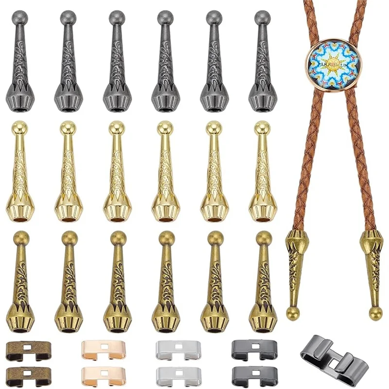 NEW-36Pcs 4Colors Bolo Tie Findings Kit Bolo Tie Slide Clasps For Bolo Tie Making Jewelry Making DIY Craft Clothes Decor
NEW-36Pcs 4Colors Bolo Tie Findings Kit Bolo Tie Slide Clasps For Bolo Tie Making Jewelry Making DIY Craft Clothes Decor