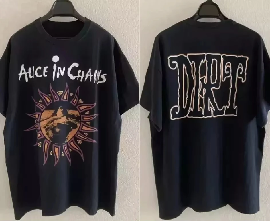 Футболка унисекс Alice in Chains DIRT Album Basic Black с короткими рукавами, двусторонняя, летняя, новая, для мужчин и женщин
Футболка унисекс Alice in Chains DIRT Album Basic Black с короткими рукавами, двусторонняя, летняя, новая, для мужчин и женщин