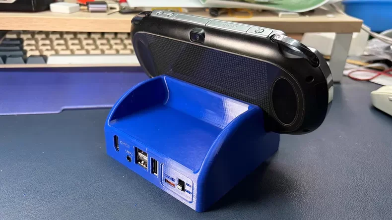 Upgraded PSV 1000/2000 TV Dock: HDMI Output, Pi Zero 2W, USB, Audio Jack & Charging. Complete Kit with Case & 16GB SD.
Upgraded PSV 1000/2000 TV Dock: HDMI Output, Pi Zero 2W, USB, Audio Jack & Charging. Complete Kit with Case & 16GB SD.