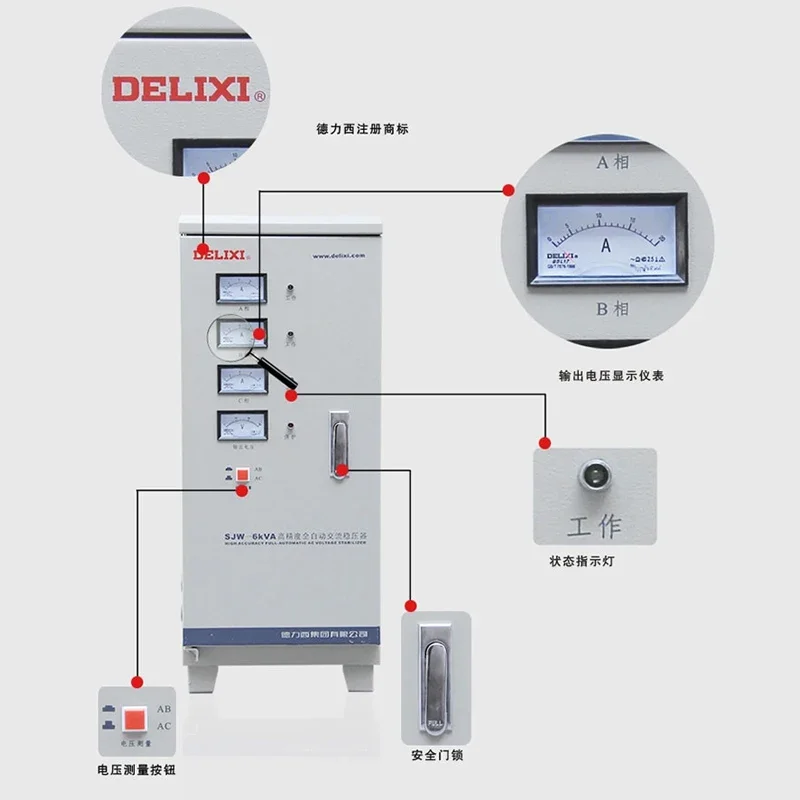 SJW-13/6/9/15/30/45/60KVA Three Phase Regulator KW380V
SJW-13/6/9/15/30/45/60KVA Three Phase Regulator KW380V