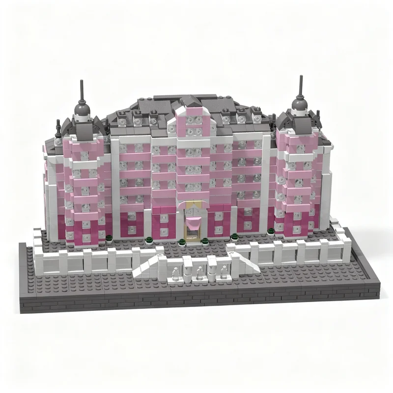 1397pcs MOC Grand Budapest Hotel Architecture Model Building Blocks Construction Toy Christmas Gifts DIY Creative Idea Education
1397pcs MOC Grand Budapest Hotel Architecture Model Building Blocks Construction Toy Christmas Gifts DIY Creative Idea Education