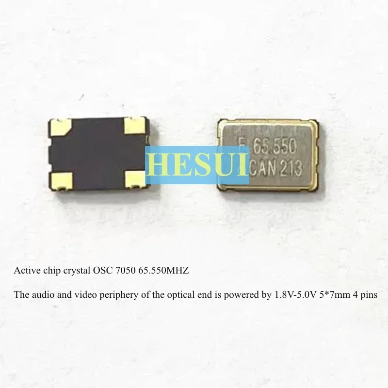 1/5/10PCS OSC 7050 5070 5*7 4 pin 65.550M 65.5500MHZ 3.3V +-20ppm
1/5/10PCS OSC 7050 5070 5*7 4 pin 65.550M 65.5500MHZ 3.3V +-20ppm