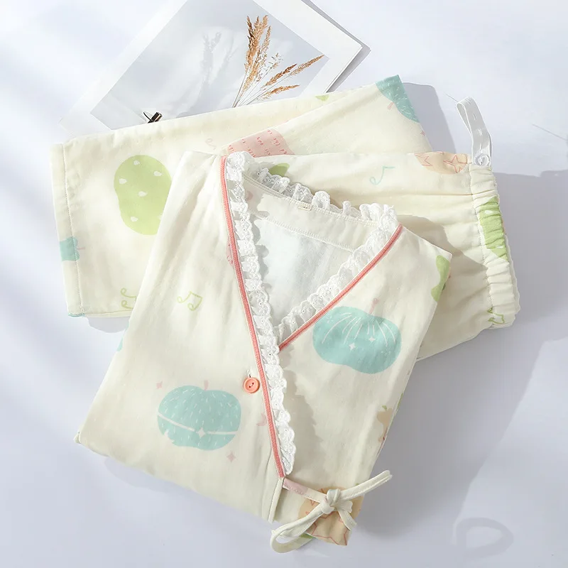 Pure Cotton Sleepwear Women's Breastfeeding Pajamas New Spring Long Sleeve Pregnancy Clothes For Women Feeding Nightie
Pure Cotton Sleepwear Women's Breastfeeding Pajamas New Spring Long Sleeve Pregnancy Clothes For Women Feeding Nightie