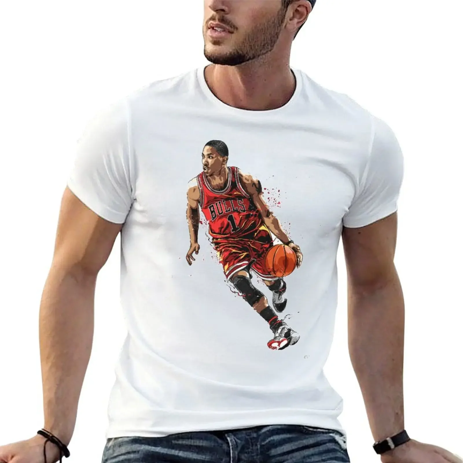 Derrick Rose T-Shirt blanks quick drying Anime t-shirt Man t-shirt t shirt men 100℅ cotton
Derrick Rose T-Shirt blanks quick drying Anime t-shirt Man t-shirt t shirt men 100℅ cotton