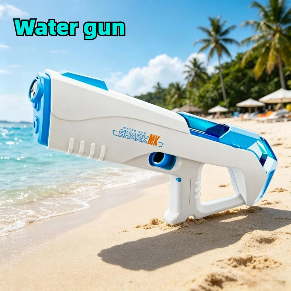 Electric Water Gun Toy Self-suction Integrated High Pressure Gun with Long Range Suitable for Multiplayer Interactive Battle
Electric Water Gun Toy Self-suction Integrated High Pressure Gun with Long Range Suitable for Multiplayer Interactive Battle