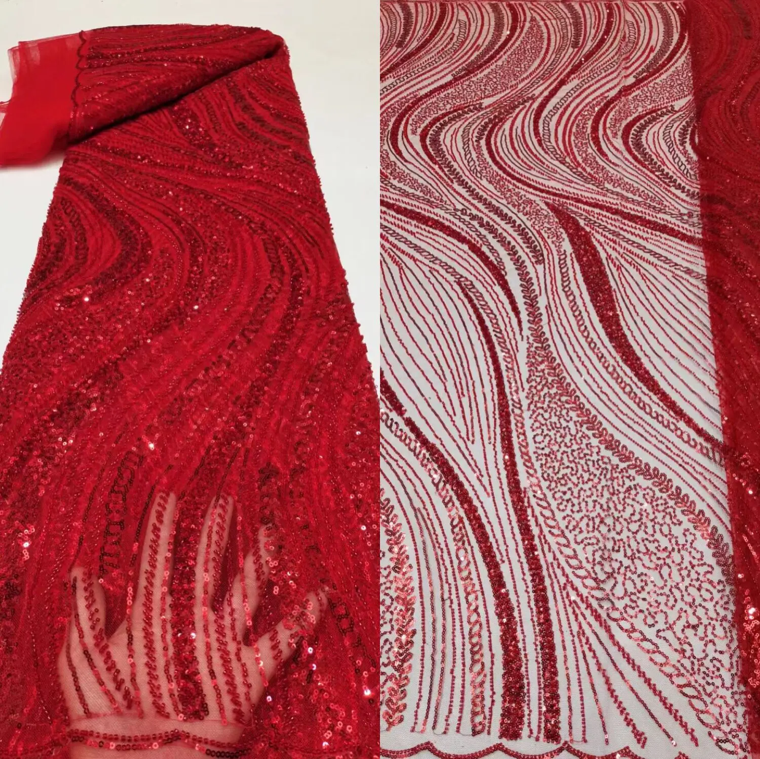 Beaded French Lace Fabric ZH-1202688 Bridal Lace Fabric Luxury High Quality Embroidery Sequins African Net Lace
Beaded French Lace Fabric ZH-1202688 Bridal Lace Fabric Luxury High Quality Embroidery Sequins African Net Lace