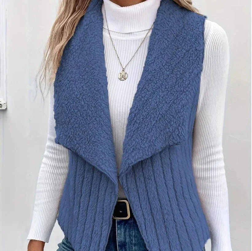 2025 Autumn and winter women's striped pit stripe double-sided plush big collar jacket vest
2025 Autumn and winter women's striped pit stripe double-sided plush big collar jacket vest