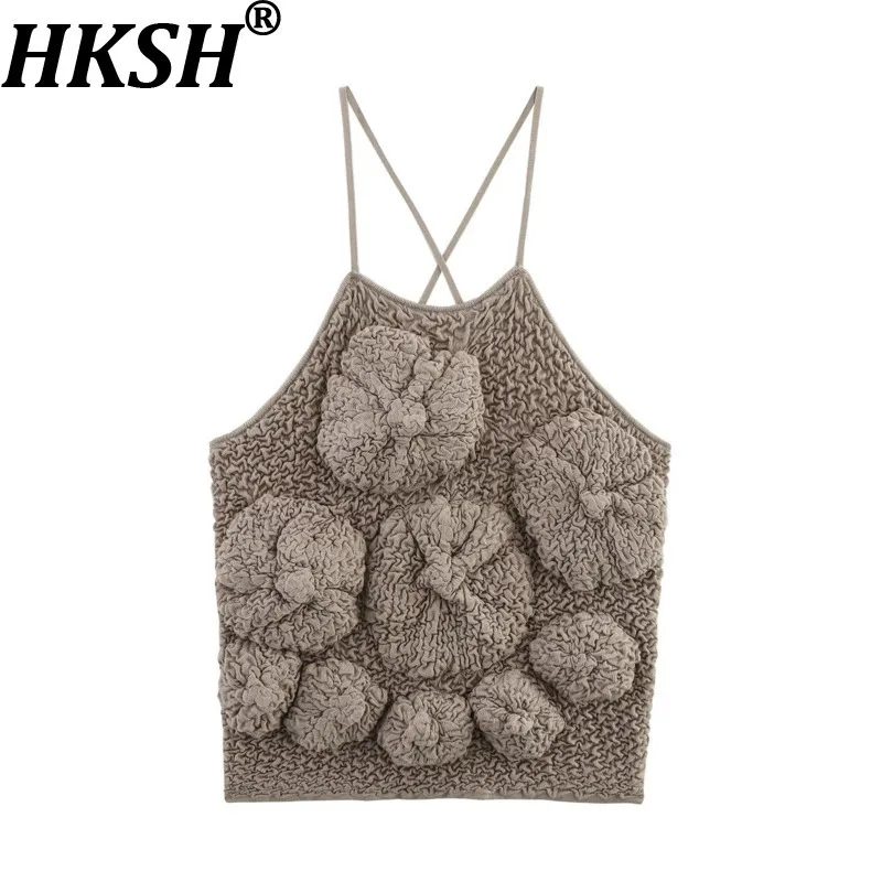 HKSH Summer New Women Strap Vest Sexy Sleeveless Backless Asymmetric Design French High Street Tank Tops Stylish Camisole HK8261
HKSH Summer New Women Strap Vest Sexy Sleeveless Backless Asymmetric Design French High Street Tank Tops Stylish Camisole HK8261