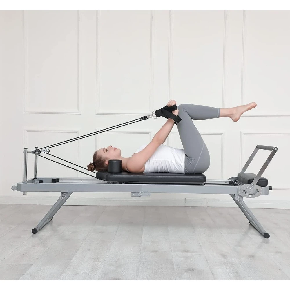 Foldable Pilates Reformer Machine – Home Pilates Equipment with Adjustable Resistance, Smooth Glide System & Compact Storage
Foldable Pilates Reformer Machine – Home Pilates Equipment with Adjustable Resistance, Smooth Glide System & Compact Storage