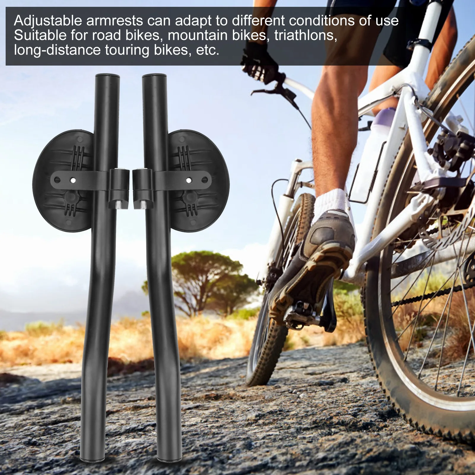 Aerobar, Bike Rest Handlebar, Bike Rest Handlebar Set Cycling Bicycle TT Bars Arm Relaxation Split Long Distance Riding
Aerobar, Bike Rest Handlebar, Bike Rest Handlebar Set Cycling Bicycle TT Bars Arm Relaxation Split Long Distance Riding