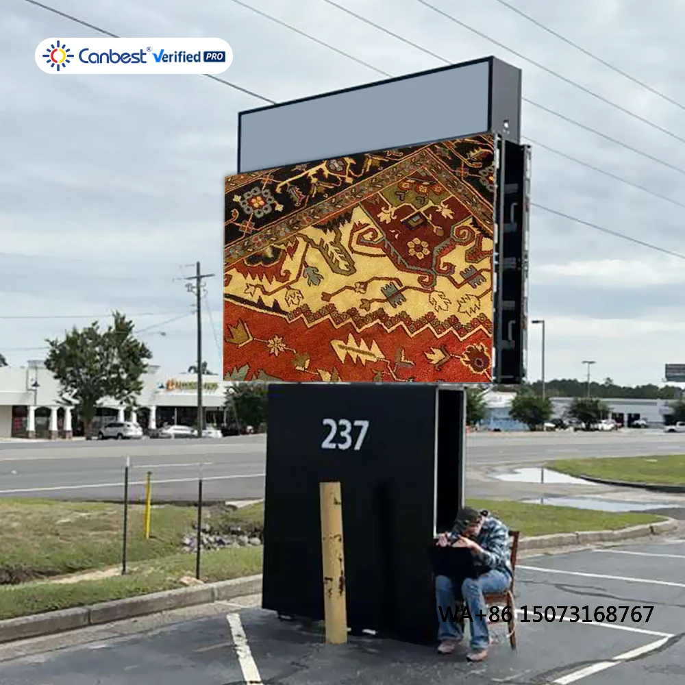 Canbest Fo P4 4.4Mm 2880X1920Mm 9.4X6.3Ft Energy Saving Double Sided Outdoor Advertising Led Sign Display for Business in Usa
Canbest Fo P4 4.4Mm 2880X1920Mm 9.4X6.3Ft Energy Saving Double Sided Outdoor Advertising Led Sign Display for Business in Usa