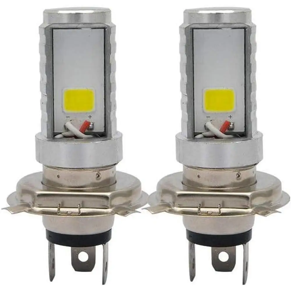 12V 6000K H4 Motorcycle LED Headlight Bulbs Hi/Lo Beam Front Driving Lights Daytime Running Lights Fog Light Bulb
12V 6000K H4 Motorcycle LED Headlight Bulbs Hi/Lo Beam Front Driving Lights Daytime Running Lights Fog Light Bulb
