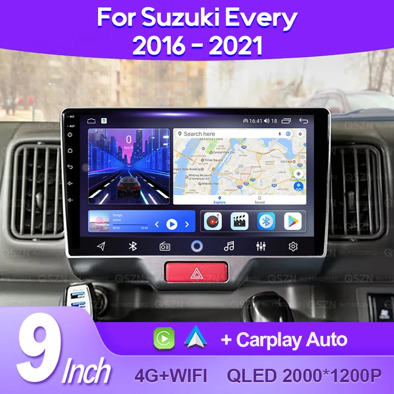 QSZN для Suzuki Every 2016-2023 da17 Android 13 Автомобильный радиоприемник Мультимедийный видеоплеер GPS 4G CarPlay Авто головное устройство Навигация DSP
QSZN для Suzuki Every 2016-2023 da17 Android 13 Автомобильный радиоприемник Мультимедийный видеоплеер GPS 4G CarPlay Авто головное устройство Навигация DSP