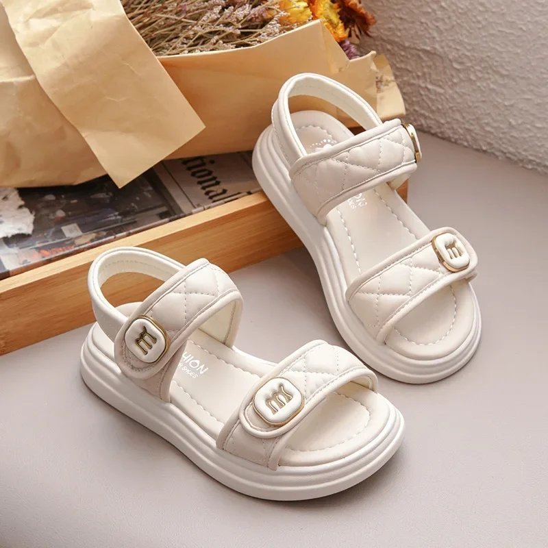 Kids Summer Black Sandals Open-toe Girls Thick Bottom Open-toe Sandals Fashion Causal Versatile Children's Sandals Non-slip Soft
Kids Summer Black Sandals Open-toe Girls Thick Bottom Open-toe Sandals Fashion Causal Versatile Children's Sandals Non-slip Soft