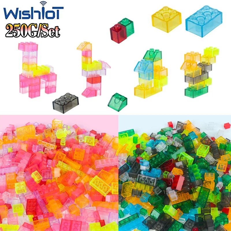 Colorful Transparent Small Building Blocks Parts 250G/Set Bulk Creative Girl Assembly Education MOC Bricks Toys Boys DIY Gifts
Colorful Transparent Small Building Blocks Parts 250G/Set Bulk Creative Girl Assembly Education MOC Bricks Toys Boys DIY Gifts