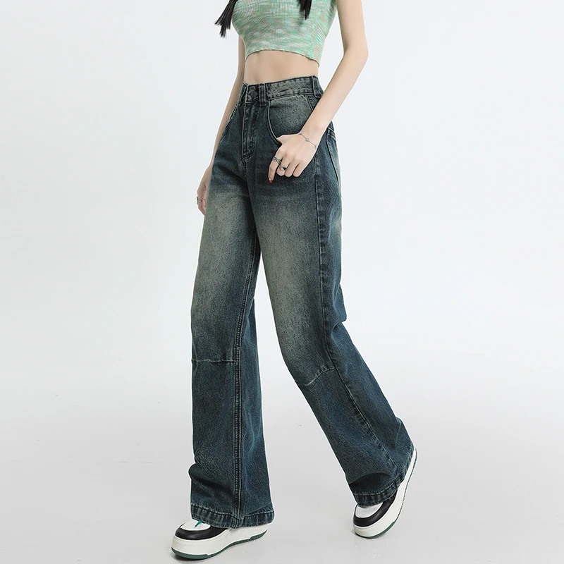 Cargo Denim Pants Women Y2K Hippie High Rise Jeans Retro Streetwear Harajuku Wide Leg Trousers
Cargo Denim Pants Women Y2K Hippie High Rise Jeans Retro Streetwear Harajuku Wide Leg Trousers