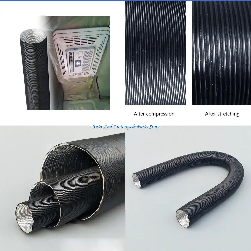 P9FD Automotive Grade 60mm Heating Pipe Flame Retardant Aluminum Air Duct For Fuels Heaters Cold Hot Airflows Management Acce
P9FD Automotive Grade 60mm Heating Pipe Flame Retardant Aluminum Air Duct For Fuels Heaters Cold Hot Airflows Management Acce