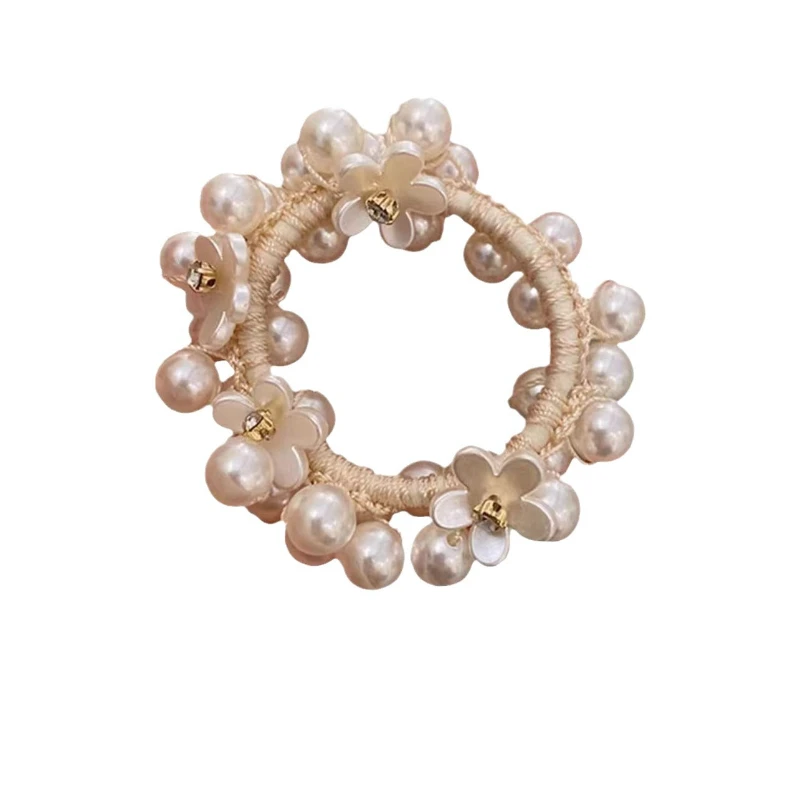 New pearl hair rope head flower high-end hair band hair band head rope headgear balls ponytail hair accessories
New pearl hair rope head flower high-end hair band hair band head rope headgear balls ponytail hair accessories