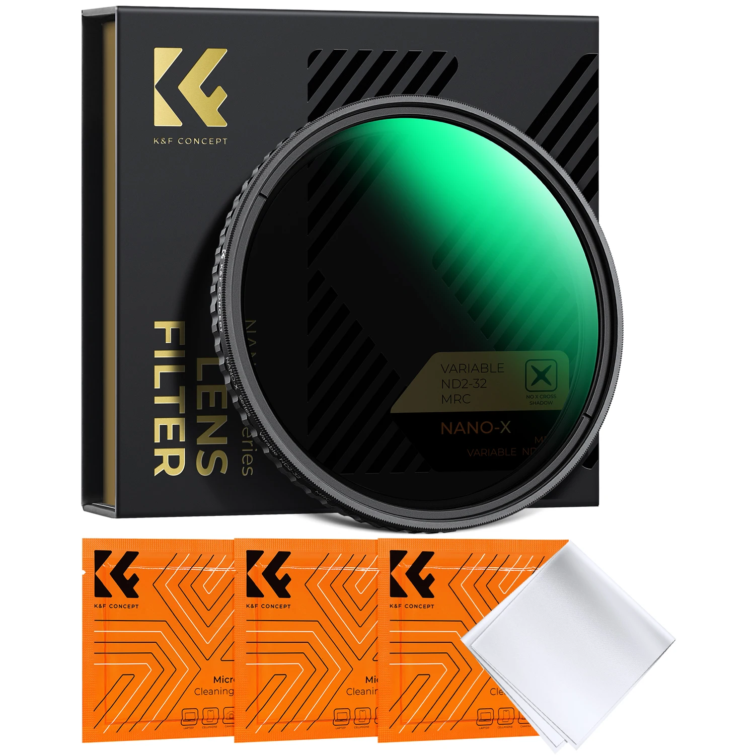 K&F CONCEPT Variable ND Filter ND2-ND32 Camera Lens Filter (1-5 Stops) HD 28 Multi-Layer Neutral Density Filter Nano-X Series
K&F CONCEPT Variable ND Filter ND2-ND32 Camera Lens Filter (1-5 Stops) HD 28 Multi-Layer Neutral Density Filter Nano-X Series