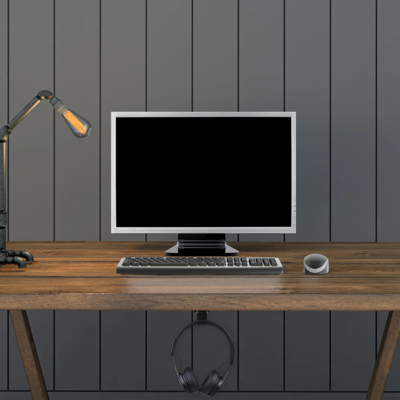 Headphone Holder Under Desk Dual Headset Hook Premium Rubber Gaming Stand For Pc Computer Gamer Accessories
Headphone Holder Under Desk Dual Headset Hook Premium Rubber Gaming Stand For Pc Computer Gamer Accessories