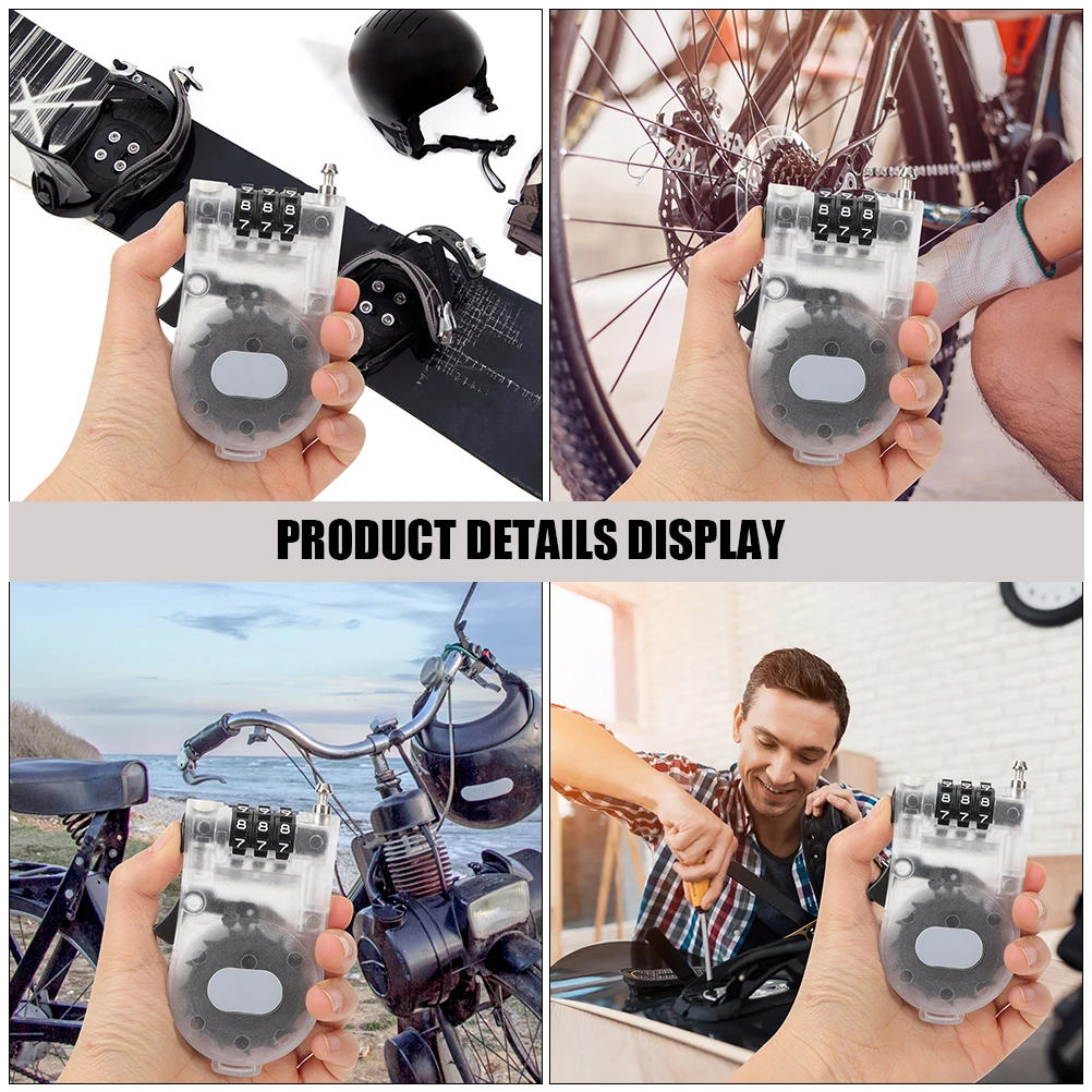 2pcs Bike 3- Password Security Locks For Bicycle Anti-Theft Portable Compact Locks For Scooter Motorcycle Sports Luggage
2pcs Bike 3- Password Security Locks For Bicycle Anti-Theft Portable Compact Locks For Scooter Motorcycle Sports Luggage