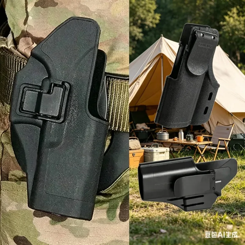 Fast Release Pistol Holster for G18 Hunting Gun Holster Waist Carry Tactical Outdoor Equipment Plastic Quick-draw Sleeve
Fast Release Pistol Holster for G18 Hunting Gun Holster Waist Carry Tactical Outdoor Equipment Plastic Quick-draw Sleeve
