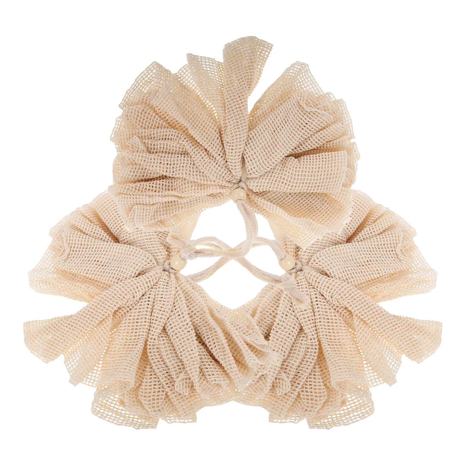3pcs Bath Shower Loofah Mesh Pouf Ball Natural Sisal Fiber Soap Bag Exfoliating Body Scrubber Sponge Reusable Durable Light
3pcs Bath Shower Loofah Mesh Pouf Ball Natural Sisal Fiber Soap Bag Exfoliating Body Scrubber Sponge Reusable Durable Light