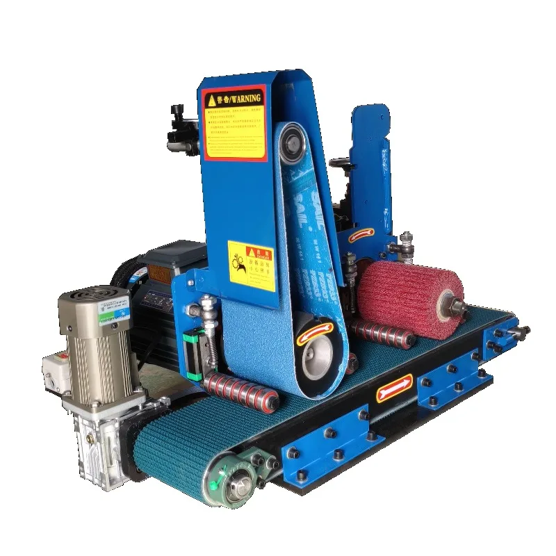 Small automatic metal deburring and oxidizing skin stainless steel flat rust removal belt machine desktop grinder
Small automatic metal deburring and oxidizing skin stainless steel flat rust removal belt machine desktop grinder